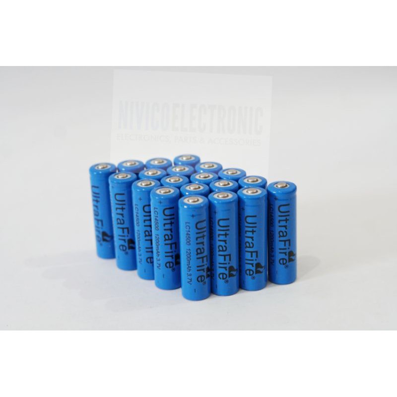 Baterai Ultrafire LC 14500 1200 mah 3.7v