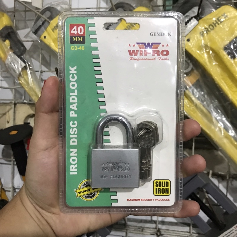 Gembok 40mm Pendek WIPRO