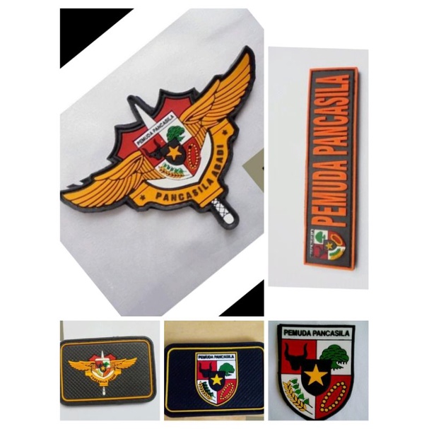 Patch rubber set pemuda pancasila bisa pesan nama