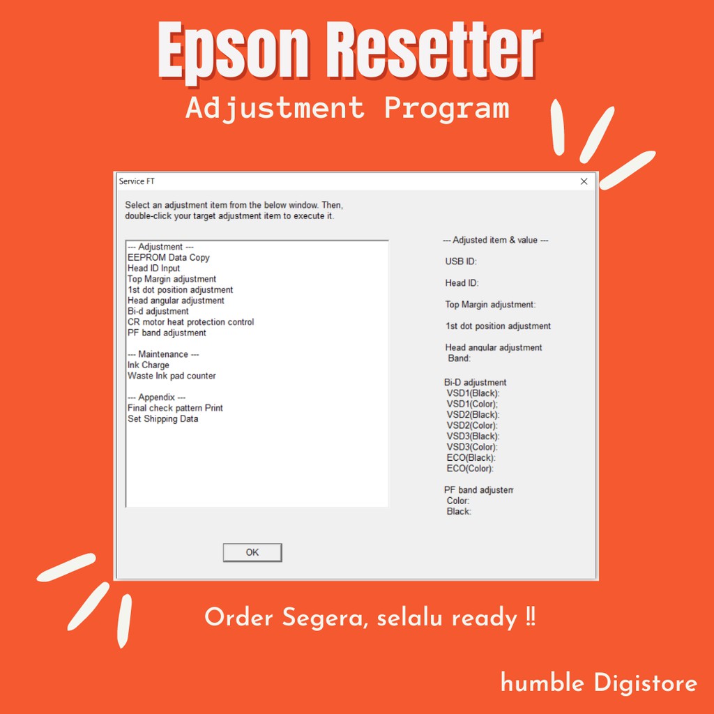 Epson CX5500_5505 Program Resetter / Waste Ink Pad Counter Reset
