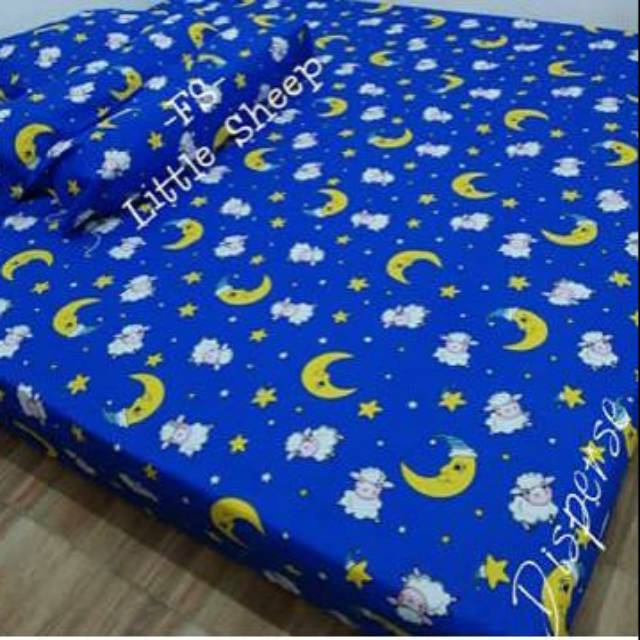 Sprei homemade ukuran spring bed 160x200,tinggi 20cm
