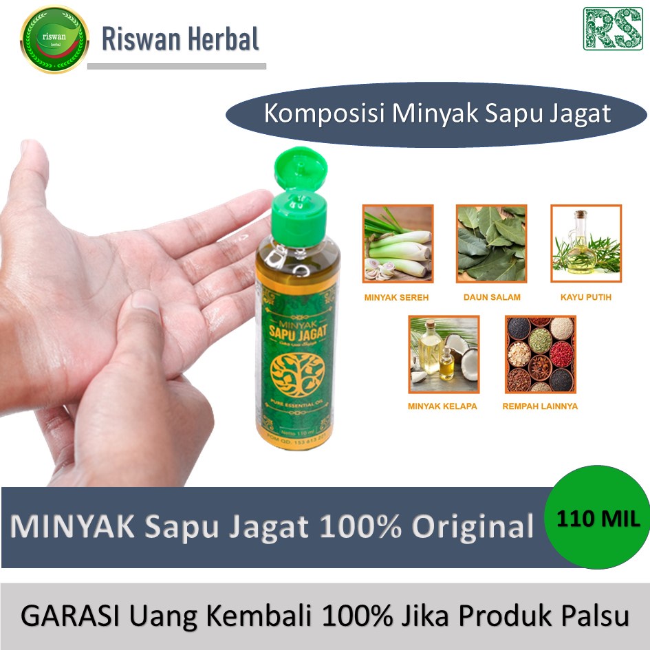 Minyak Sapu Jagat Original Herbal Asli Isi 110 Ml Bpom