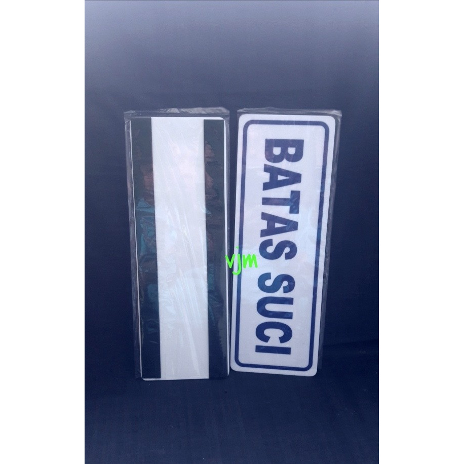 

Tygse70 Plat Acrylic Batas Suci, (29X10) As71S0D