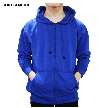 Jaket Hoodie Polos Sweater Ziper Sweter Polos Pria Wanita Murah Original Terbaru L-XL-XXL