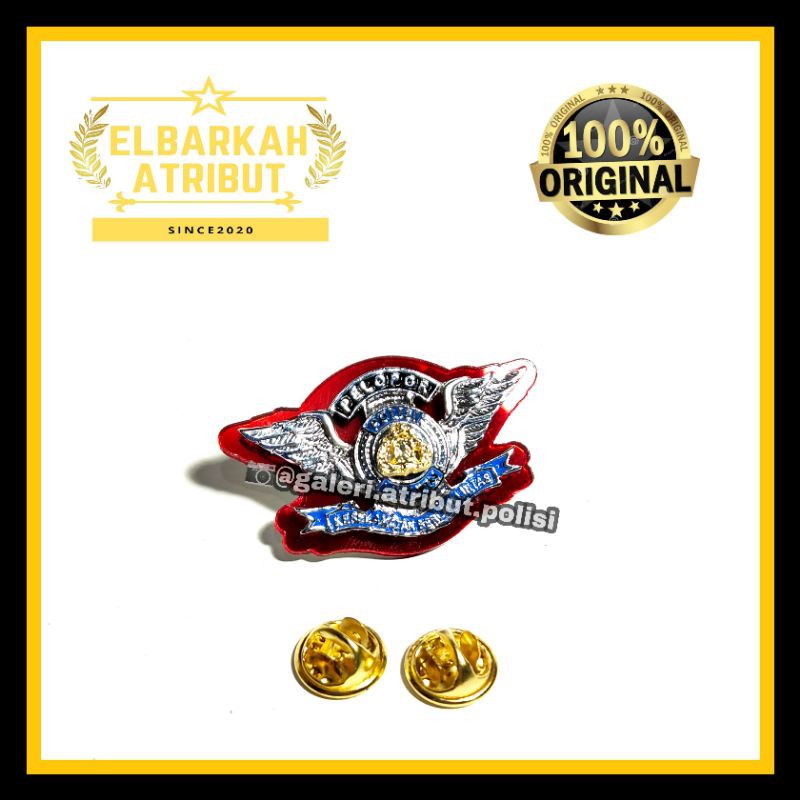 PIN POLRI WING PLOPOR LANTAS AKRILIK GROSIR TERMURAH[100%original] COD