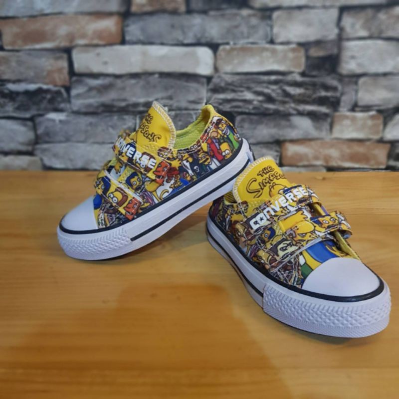 SEPATU ANAK THE SIMPSON PREMIUM QUALITY CONVERSE ANAK THE SIMPSON