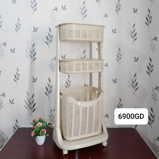 Paling Laku Rovega Laundry Rack Basket 3 Susun Rlb 300 Keranjang Baju Kotor Serbaguna Gojek Shopee Indonesia