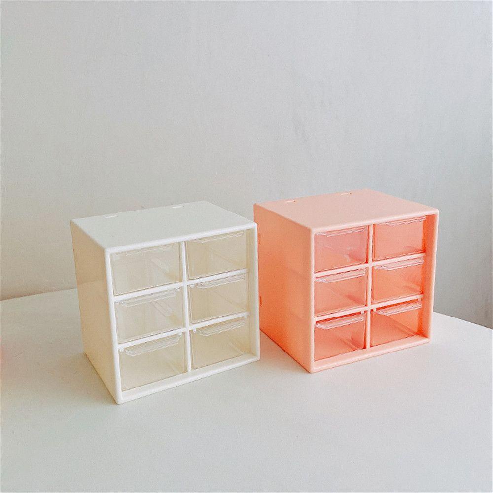 R-FLOWER Storage Box Rak Transparan Lucu Tipe Laci