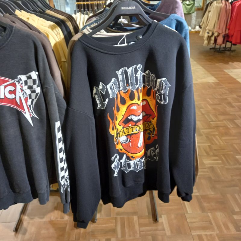 BERSHKA ORI 100% READY Hoodie Jaket Sweater SQUID GAME EVANGELION LEAGUE OF LEGENDS ANIME SNOOPY