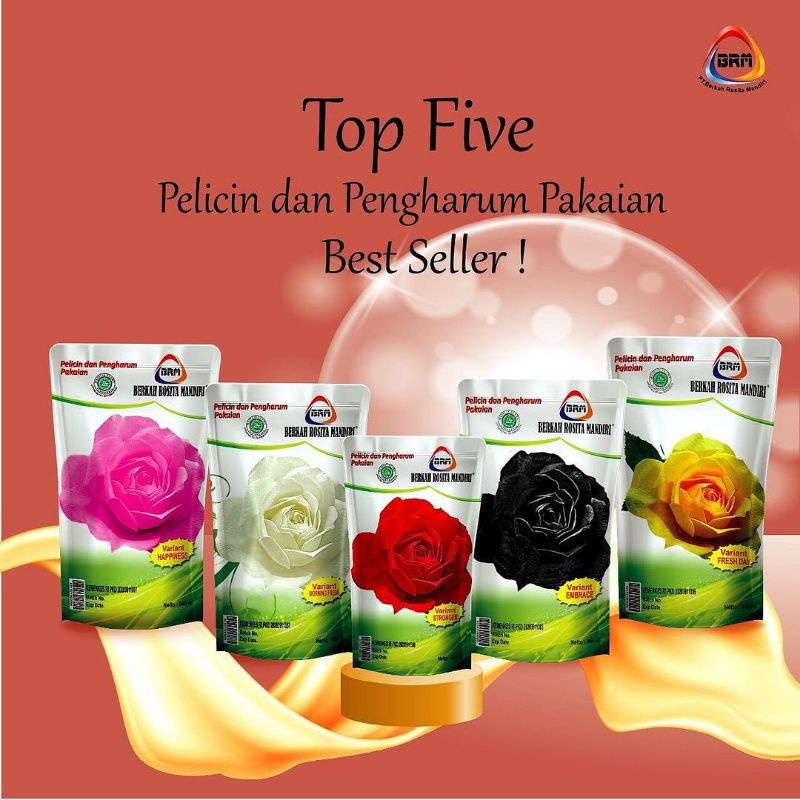 Pewangi Laundry reffil MAWAR by BRM