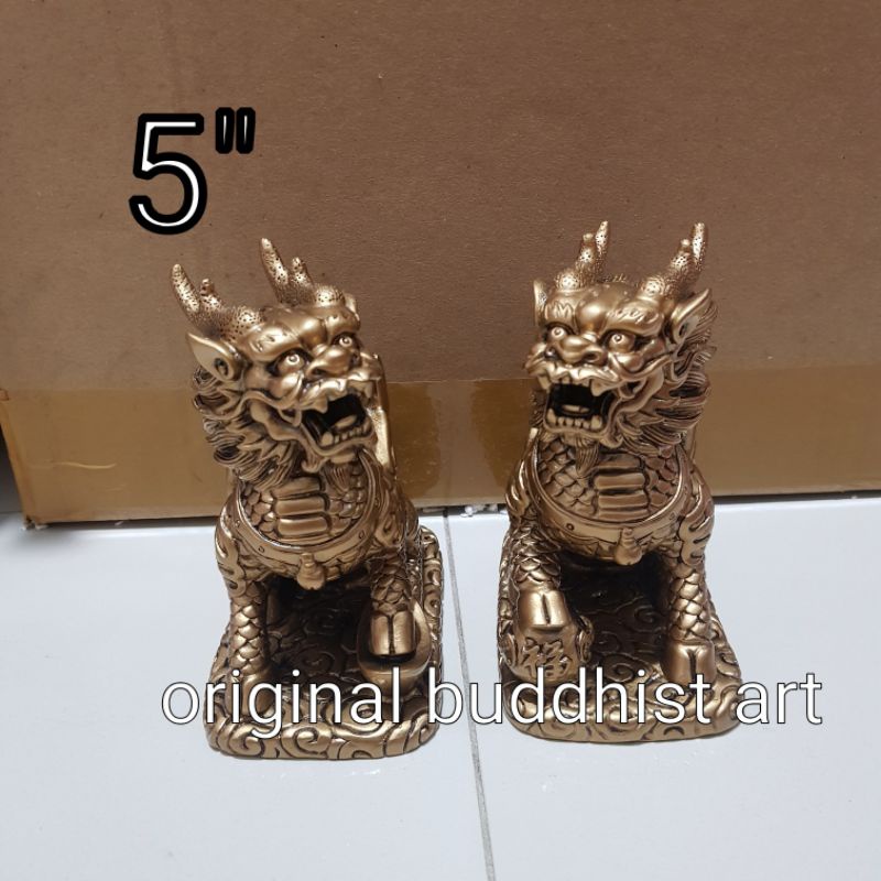 patung kilin qilin chilin 5 inch fengshui
