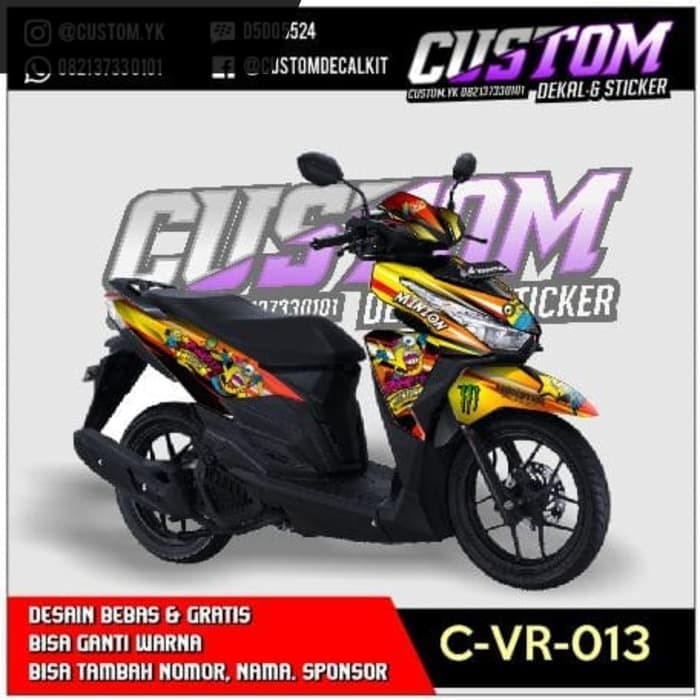 25+ Inspirasi Keren Stiker Motor Vario 150 Keren