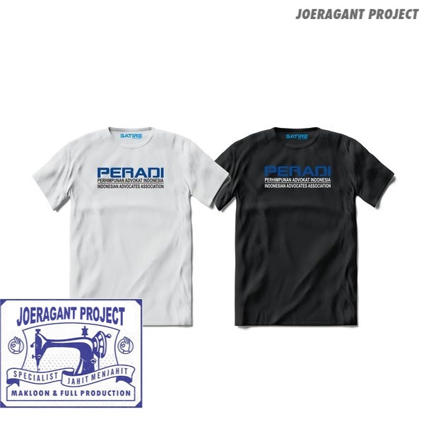 Kaos Tshirt Baju Obral Murah Combed 30S Distro PERADi perhimpunan ADVOKAT polos custom indonesia pri