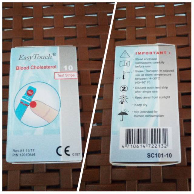 Refil strip kolesterol easy touch gcu
