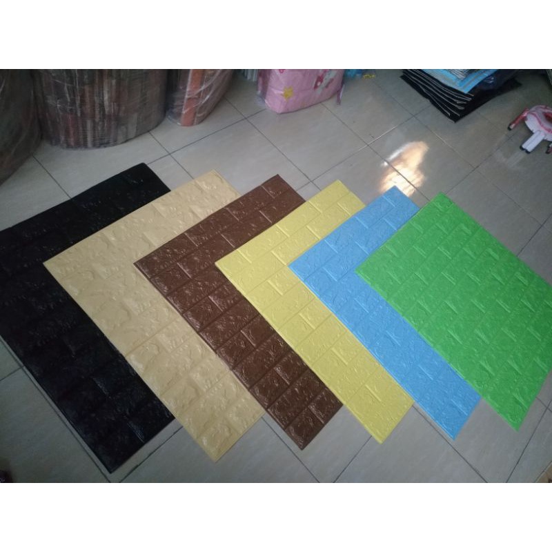 Wallpaper 3D Foam Warna 5mm
