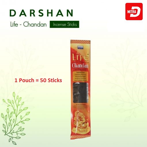 Dupa India Aromaterapi Red Bathi Darshan Life Chandan 50s 1Pack