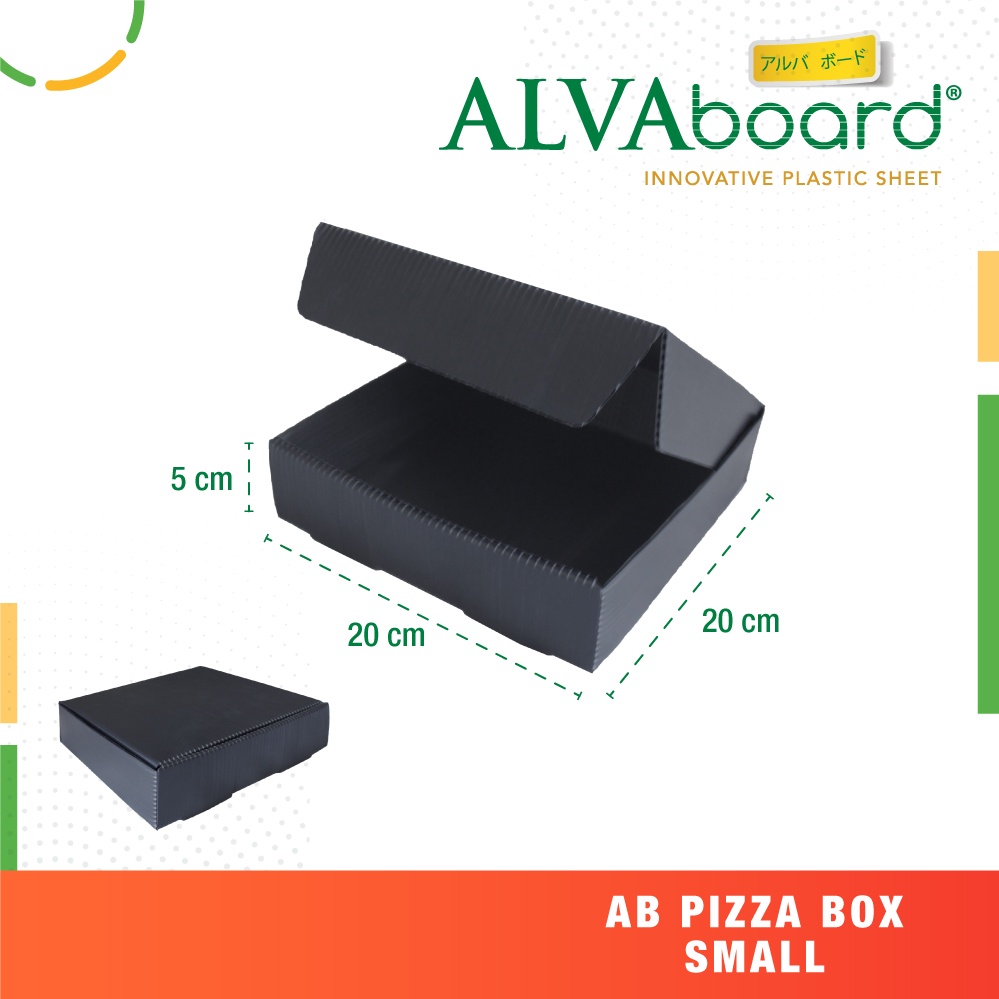 

ALVAboard Kardus Pizza Box Kotak Ringan Kuat Food Grade Ukuran 20x20x5 cm