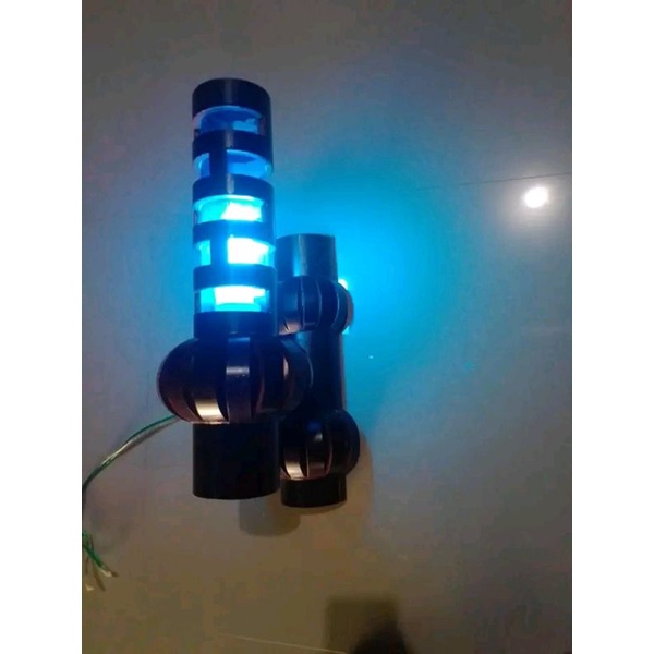 lampu tidur tempel dari bambu