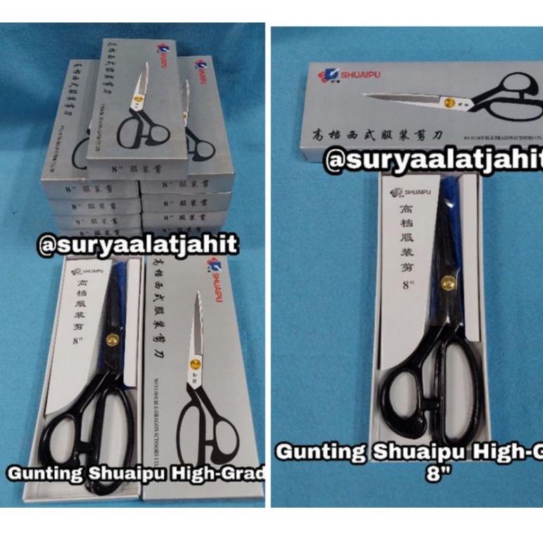 

⇀ Gunting Shuaipu High-Grade 8in(20cm) 1karton 60pcs =rp.40.000/1pcs せ