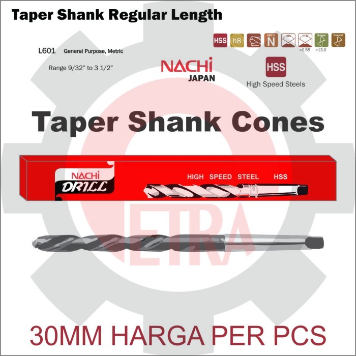 Mata Bor Nachi 30mm Taper Shank Cones Kones