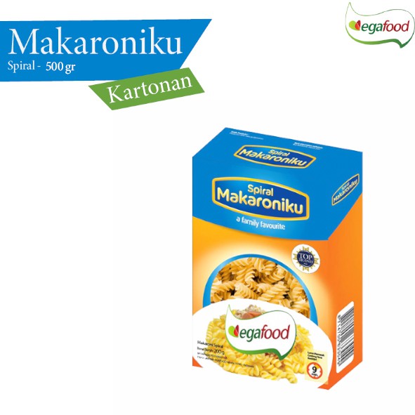 

Makaroniku Spiral 500 gr - Kartonan