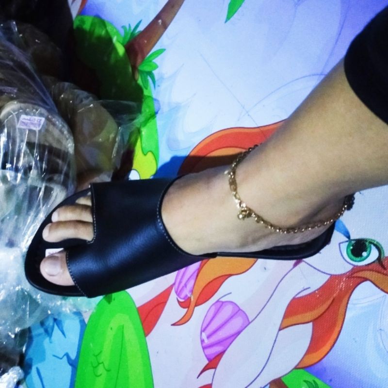 Sandal Papirut Wanita Bisa COD Sandal Wanita Papirut Murah Sandal Kokop Jempol EDPJ002-1