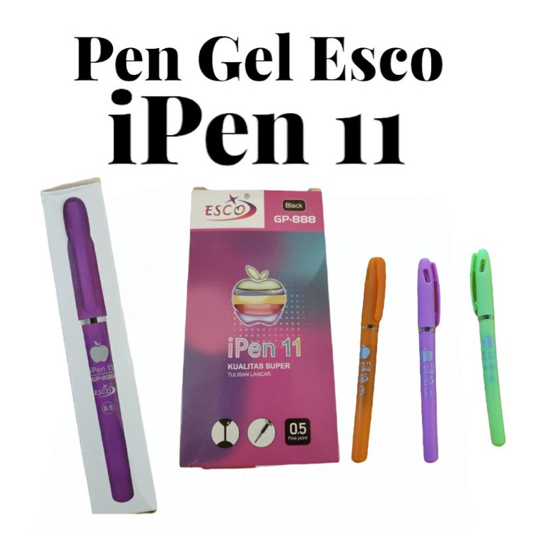 

Pen Gel Esco Ipen 11 Bolpoint Pulpen Ipen Pen Kekinian