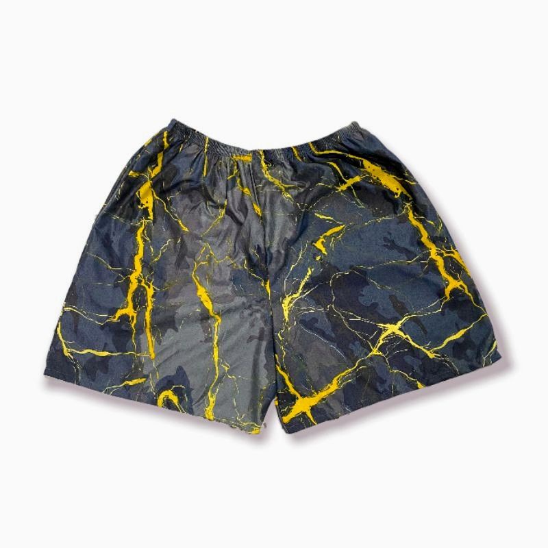 [ 45 MOTIF ] celana pendek boxer/kolor santai pria/wanita remaja/dewasa motif kotak/keramik hitam putih biru-M-45