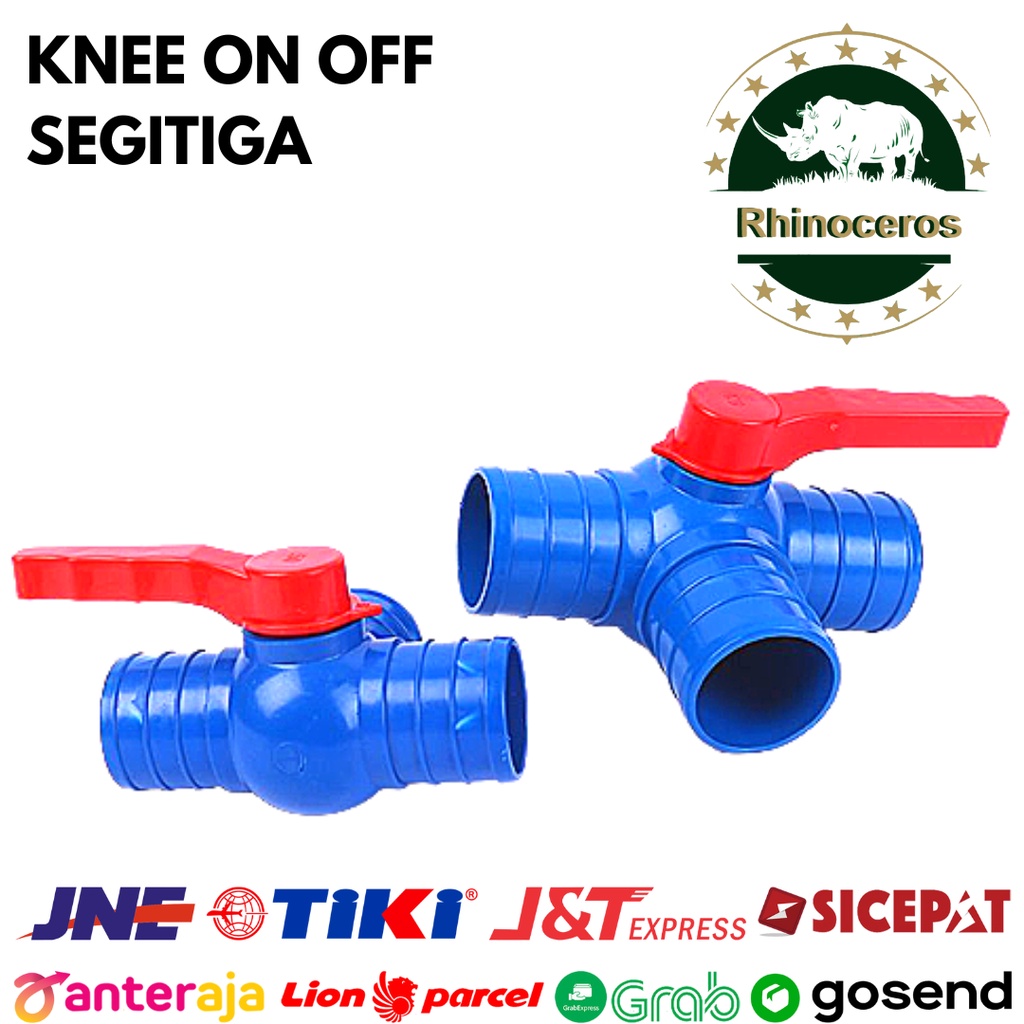 Quick Connector Selang Drip irigasi Pertanian Knee On Off 2&quot; - 4&quot;