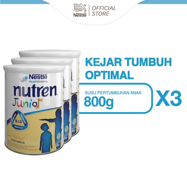 NESTLE Nutren Junior Vanila 800g x3pcs