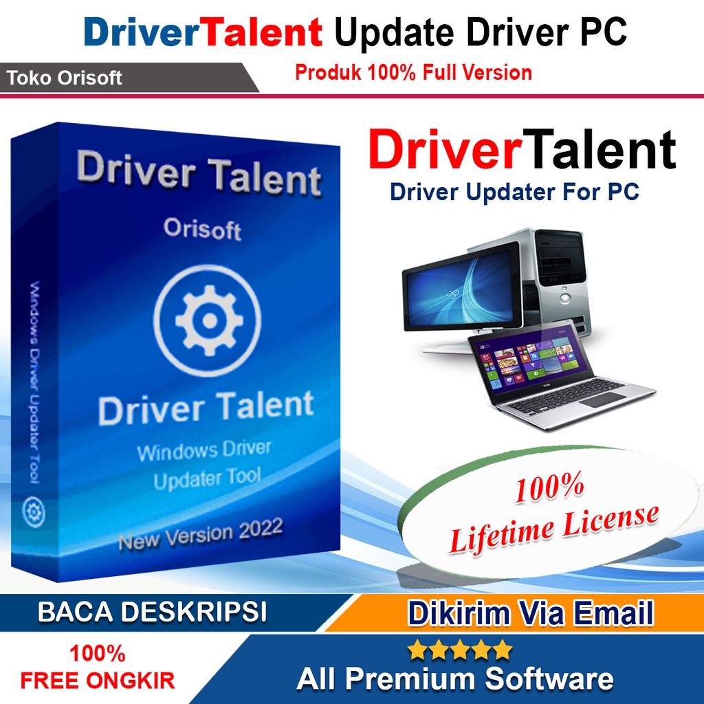 Driver Talent V8.0.9 2022 Update Driver Laptop PC Lifetime + Video Instalasi