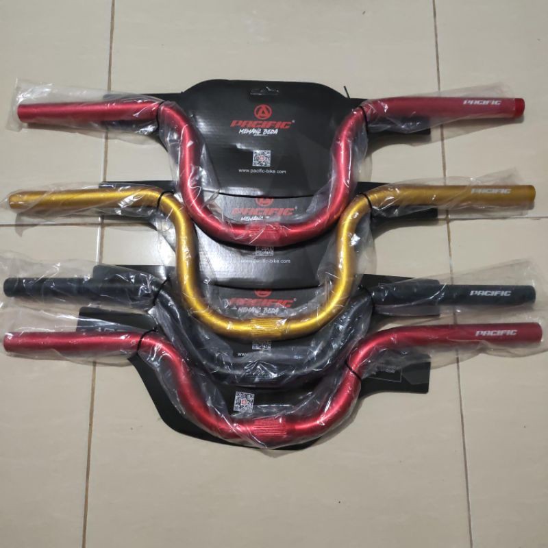 Stang sepeda lipat Minion seli Alloy Pacific Stir sepeda seli Panjang 58mm Size 24mm tinggi 15cm 9cm