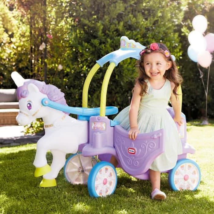 little tikes horse carriage