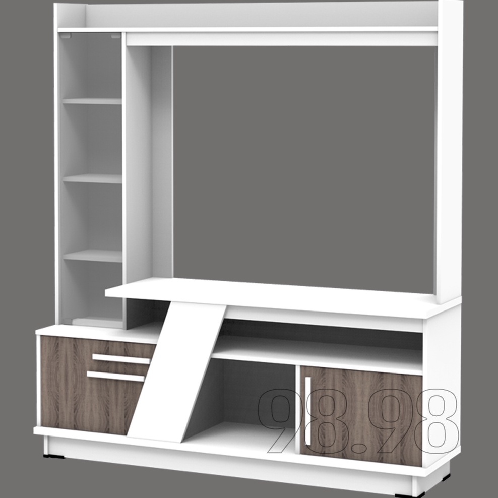 Lemari TV Modern Minimalis - Lemari Hias Serbaguna - Buffet TV EU09 Medan