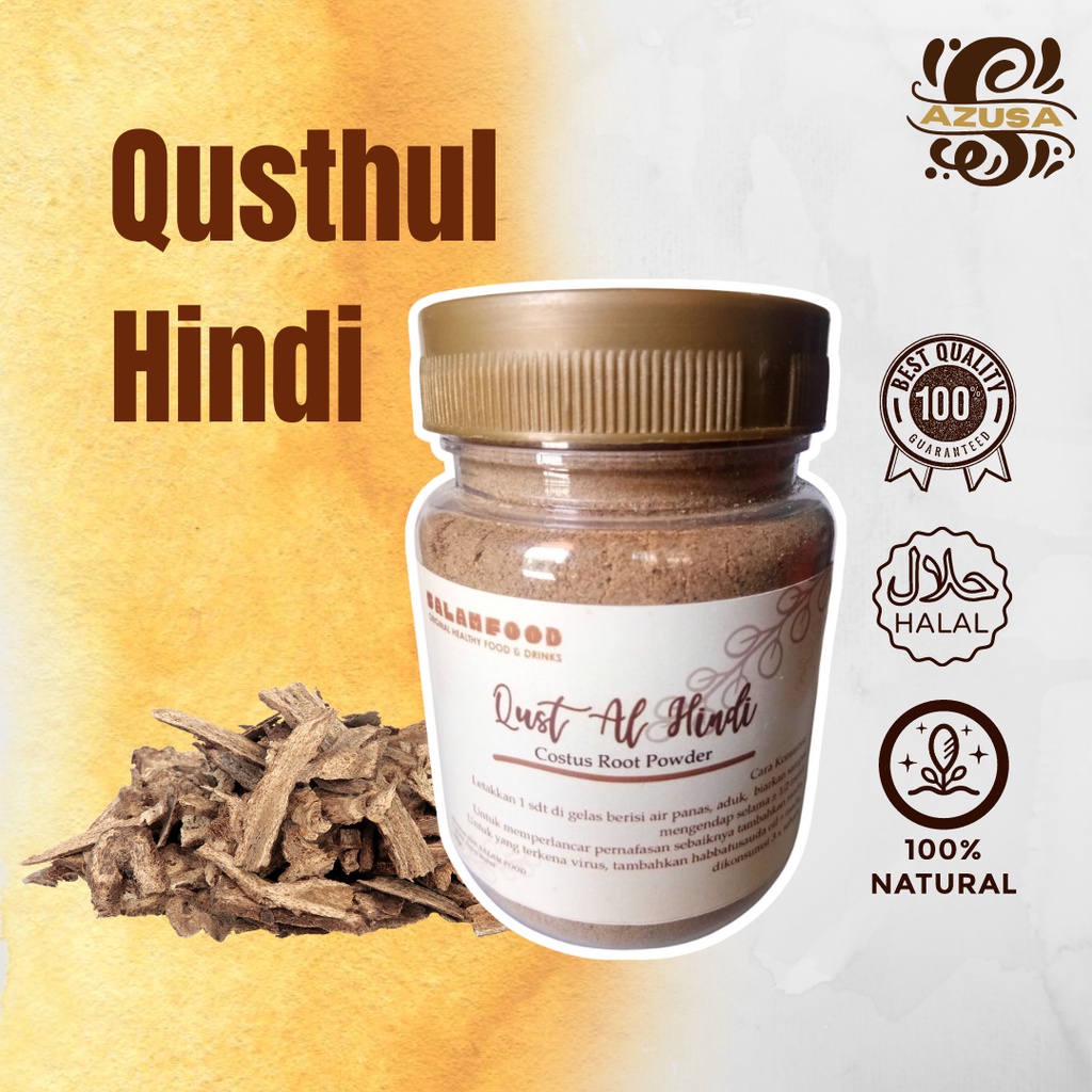 

Qusthul Hindi 200 gr/ Qust Al Hindi/ KAYU INDIA / Indian Coctus Original Asli 100%/ Costus Root Powder/ Obat Herbal Radang paru/ Minuman Tradisional Obat batuk