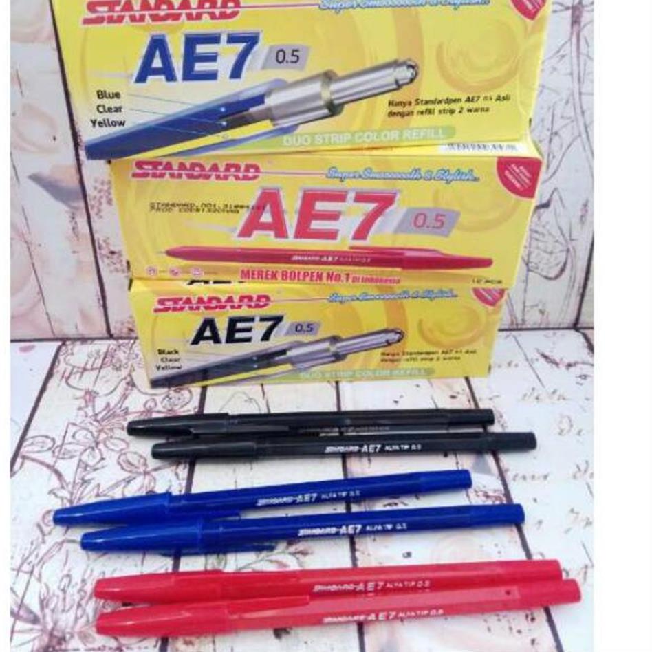 

<QeP ✿> Pulpen Standard AE7 (12 PCS) ||Promo harian