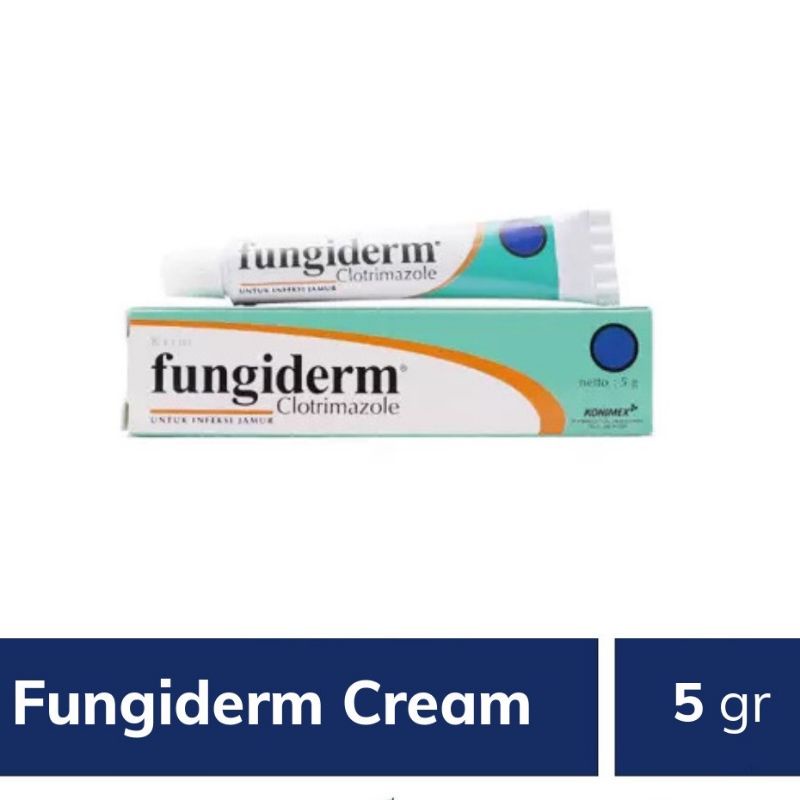 Fungiderm krim jamur clotrimazole 5 gram