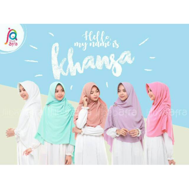 Khimar Serut - Khansa - Jilbab Afra