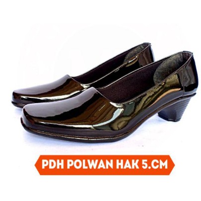 Mandiens Sepatu Wanita PDH POLWAN Kilap Persit / Sepatu Bayangkari Psk Psh BESTSELLER