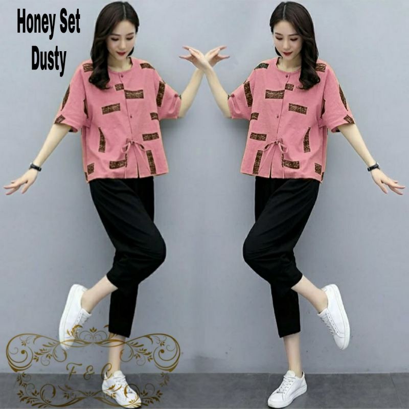 SET CELANA FASHION HONEY, BABYTERRY, SETELAN