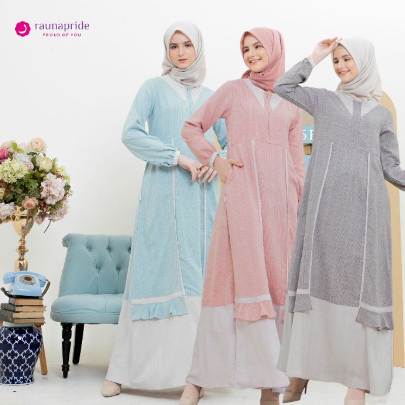 GAMIS RGD 26 PINK, BLUE, &amp; COKLAT • RAUNA