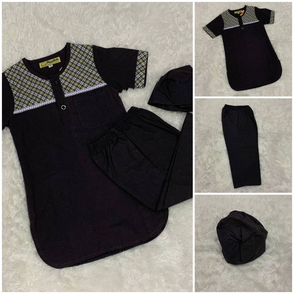 Setelan Gamis Pakistan Anak Laki-Laki | Risallah | OBRAL