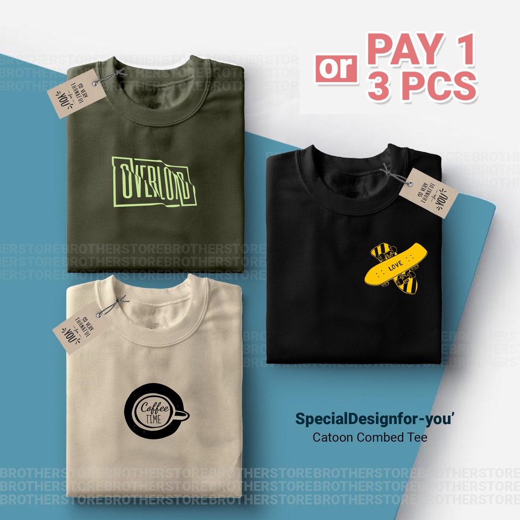 BUY 1 OR 3 PCS ( PROMO COD ) BROTHER STORE / Kaos Distro100% Catoon Combed 30s / ArticelOLCB