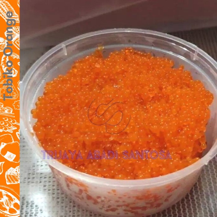 

Tobiko / Telur Ikan / Caviar Orange 500 Gr - 100 gr - BARU