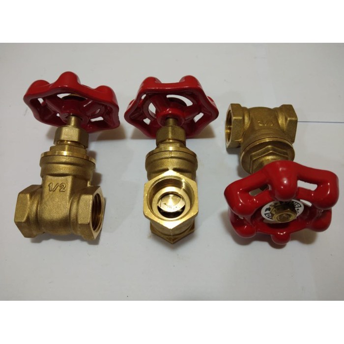 Balvalep / Stop Kran Air Kuningan 3/4 &quot; Model KIZZ / Gate Valve | Keran Air model Putar