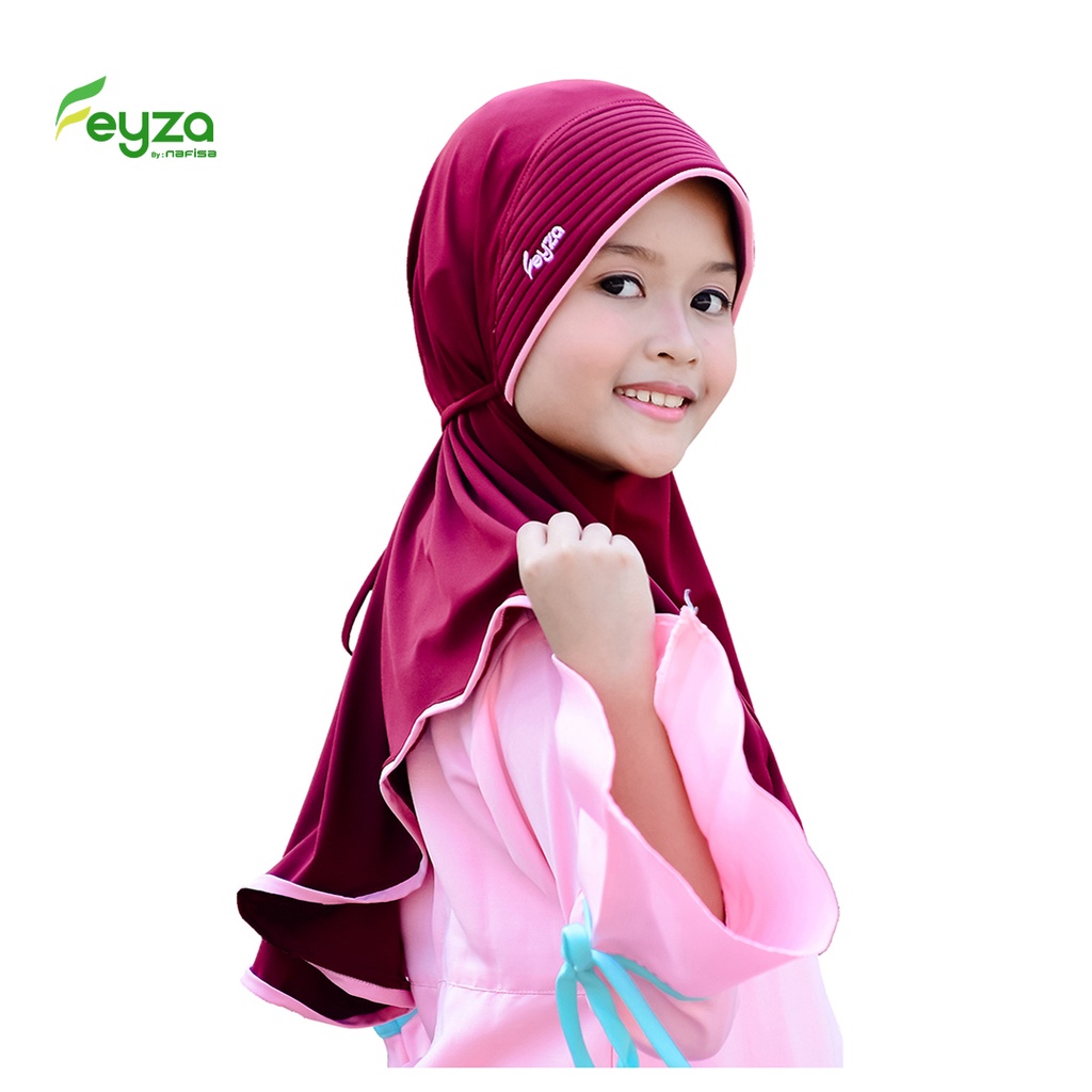 Nafisa Feyza Fastia - Jilbab Instan Anak Usia 5-6 Tahun -Jilbab Feyza Anak