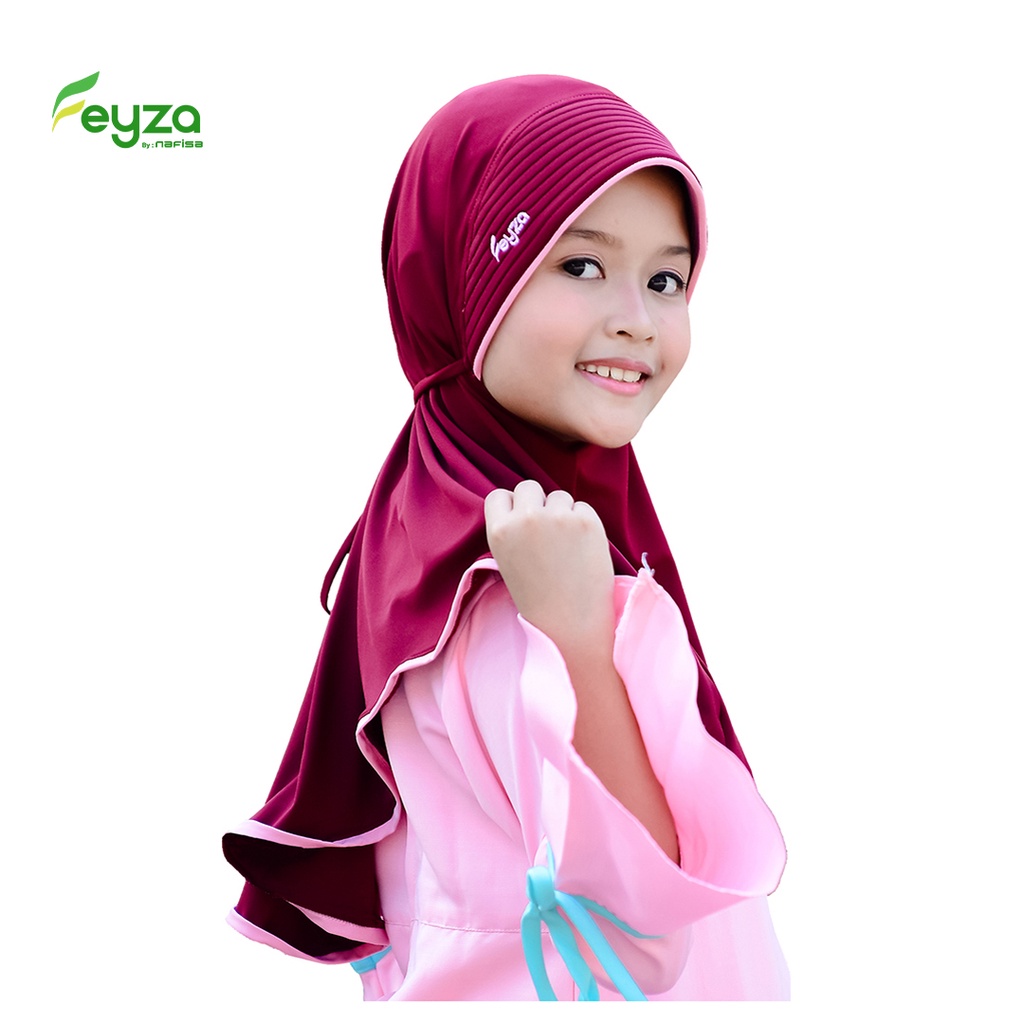 Nafisa Feyza Fastia - Jilbab Instan Anak Usia 5-6 Tahun -Jilbab Feyza Anak