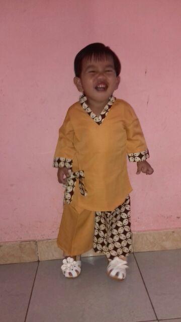 Setelan Kulot Batik Anak (free Bandana) Usia 2-9th /baju Batik Anak