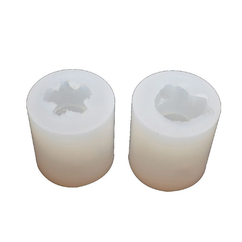 Siy 2pcs / Set Cetakan Resin Epoksi Bahan Silikon Desain Anjing / Babi 3d Ukuran Mini Handmade Untuk Perhiasan