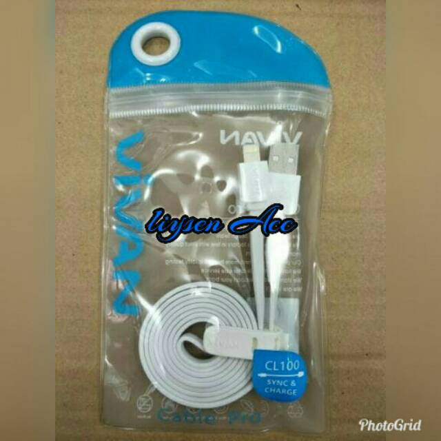 kabel data vivan Iphone 5/Iphone 6/Iphone 7. original vivan.